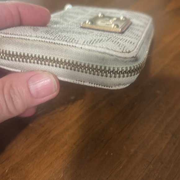 Michael Kors Beige Brown Logo Wristlet Wallet Organizer - Picture 14 of 15